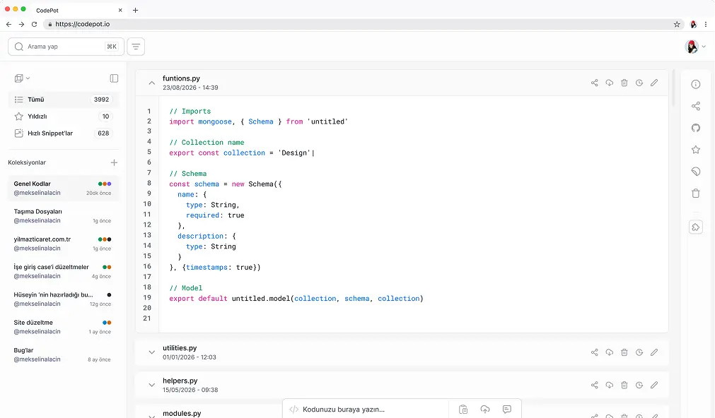 Codepot.io App Screenshot